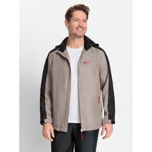 Catamaran Funktionsjacke, mit Kapuze taupe-schwarz  50