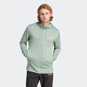 Adidas TERREX Outdoorjacke »TERREX XPERIOR LIGHT FLEECE HOODED« Silver Green  XL