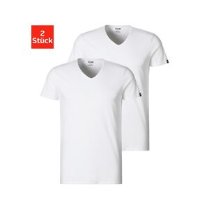 Puma V-Shirt, (2er-Pack) weiss  S