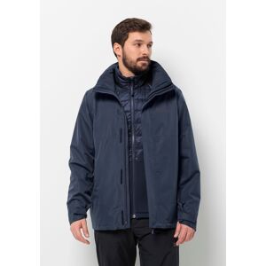 Jack Wolfskin 3-in-1-Funktionsjacke »LUNTAL 3IN1 JKT M«, mit Kapuze night-blue  M (50)