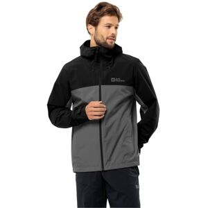 Jack Wolfskin Funktionsjacke »WEILTAL 2L JKT M«, mit Kapuze, Kapuze: fest mit... slate  XXL