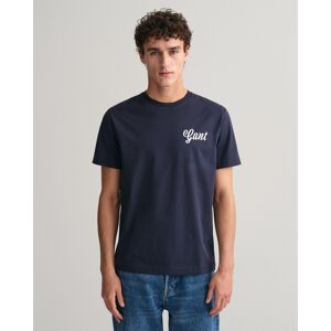 Gant T-Shirt »REG SMALL GRAPHIC SS T-SHIRT« EVENING BLUE  XL