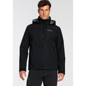 Jack Wolfskin Funktionsjacke, mit Kapuze schwarz  L