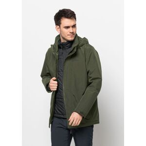 Jack Wolfskin 3-in-1-Funktionsjacke »BERGLAND 3IN1 JKT M«, mit Kapuze greenwood  L (52)