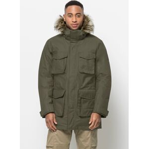 Jack Wolfskin Funktionsparka »WINTERFROST DOWN PARKA M«, mit Kapuze island-moss  L (52)