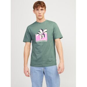Jack & Jones T-Shirt »JORTAMPA AOP BRANDING TEE SS C.N SN« Laurel Wreath Größe XXL