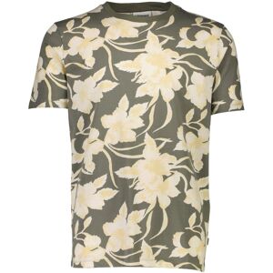 LINDBERGH T-Shirt, mit Blümchen-Muster lt army Größe S