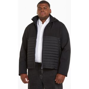 Calvin Klein Big&Tall Outdoorjacke »BT_QUILTED MIX MEDIA JACKET HOOD«, mit... Ck Black Größe XXXL