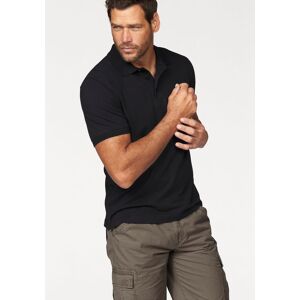 Man's World Poloshirt, Piqué schwarz Größe 60/62 (XXL)