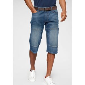 H.I.S Jeansbermudas »HANTZ«, (Set, 2 tlg., mit abnehmbarem Gürtel),... blue-washed Größe 31