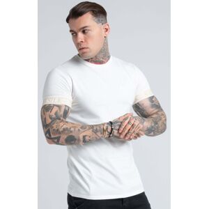 Siksilk T-Shirt »T-Shirts Ecru Elastic Cuff T-Shirt« Écru Größe XL