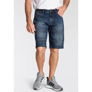 H.I.S Jeansbermudas, Ökologische, wassersparende Produktion durch Ozon Wash dark blue Größe 34