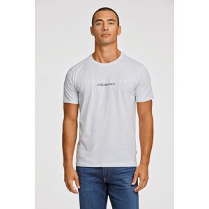 LINDBERGH T-Shirt, mit Logo und Rundhalsausschnitt lt blue Größe XL