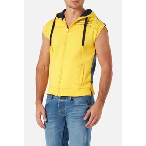 BOXEUR DES RUES Sweatjacke »Sweatshirts Mixed Fabric Sleeveless« Gelb Größe S