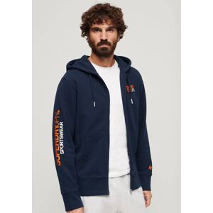 Superdry Sweatjacke »SD-SPORTSWEAR LOGO LOOSE ZIP HOOD« eclipse navy Größe XL