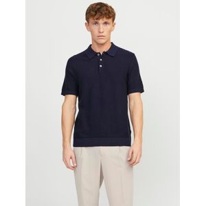 Jack & Jones Poloshirt »JPRBLUSANDRI KNIT POLO SN« night sky Größe M