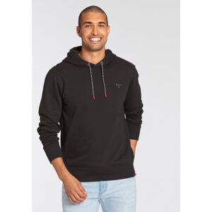 Bruno Banani Kapuzensweatshirt, mit mehrfarbigen Kordeln schwarz Größe XXL (60/62)