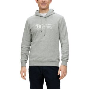 s.Oliver Hoodie, mit Logofrontprint lt grey melange Größe XXL