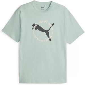 Puma - T-Shirt, Rundhals, Kurzarm, Für Herren, Olivegrün, Größe S