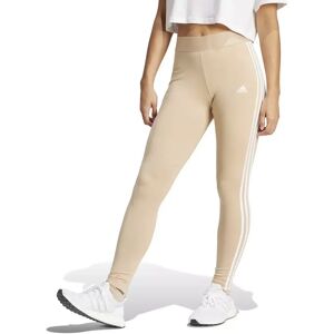 Adidas - Lange Sport Tights, 3s Leg Magbei/white, L, Beige