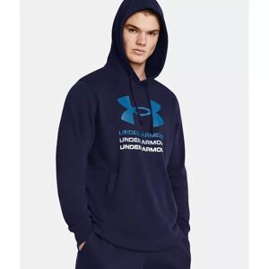 Under Armour - Hoodie, Ua Rival Terry Graphic Hood, S, Dunkelblau