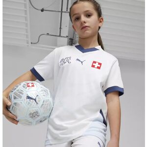 Puma - Fussball Trikot Away Replica Junior, Schweiz, 140, Weiss