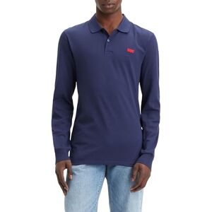 Levi's Herren Long-Sleeve Slim Housemark Polo Hemd, Naval Academy, L