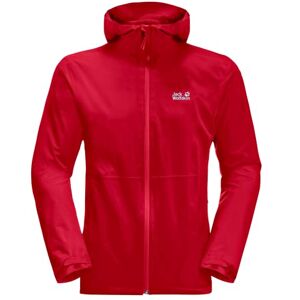 Jack Wolfskin Herren Pack & Go Shell M Oberbekleidung, Adrenalin Rot, Small