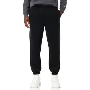 Champion Herren Legacy Authentic Pants-C-Logo Powerblend Fleece Elastic Cuff Trainingshose, Nero, XXL