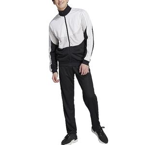 Adidas Herren Colorblock Trainingsanzug, Black/Grey one/White, M