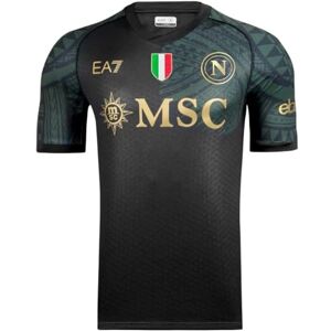 SSC NAPOLI Unisex Third Trikot T-Shirt, Schwarz, M