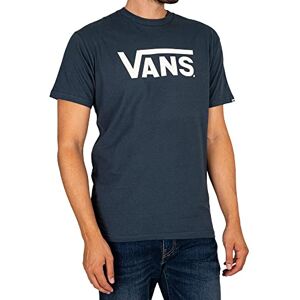 Vans Herren Classic Drop V T-Shirt, Indigo-Marshmallow, L