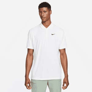 NikeCourt Dri-FIT Tennis-Poloshirt für Herren - Weiß - XL