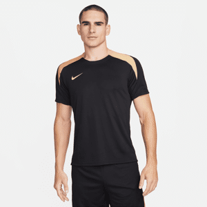Nike StrikeDri-FIT Kurzarm-Fußballoberteil für Herren - Schwarz - XXL