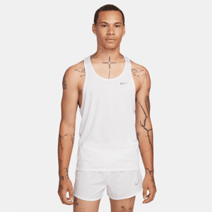 Nike Fast Dri-FIT Lauf-Singlet für Herren - Weiß - M