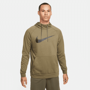 Nike Dry Graphic Dri-FIT Fitness-Pullover mit Kapuze für Herren - Grün - XL