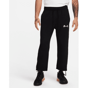 Nike LeBron Fleece-Hose mit offenem Saum für Herren - Schwarz - XXL