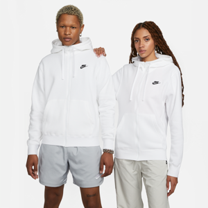 Nike Sportswear Club FleeceHerren-Hoodie mit durchgehendem Reißverschluss - Weiß - XL