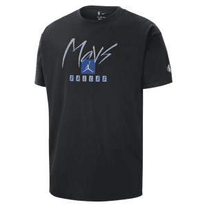 Dallas Mavericks Courtside Statement Edition Jordan Max90 NBA-T-Shirt für Herren - Schwarz - L