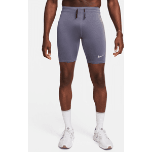 Nike Fast Dri-FIT halblange Lauftights mit Innenslip für Herren - Grau - L