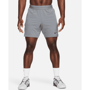 Ungefütterte Nike Flex Rep 4.0 Dri-FIT-Fitnessshorts für Herren (ca. 18 cm) - Grau - XL