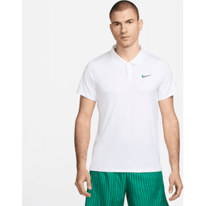 NikeCourt Advantage Dri-FIT Tennis-Poloshirt für Herren - Weiß - XL