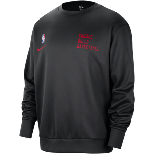 Chicago Bulls SpotlightNike Dri-FIT NBA-Sweatshirt mit Rundhalsausschnitt für Herren - Schwarz - L