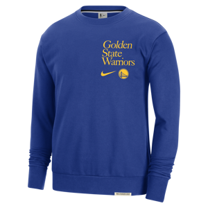 Golden State Warriors Standard Issue Nike Dri-FIT NBA-Sweatshirt mit Rundhalsausschnitt für Herren - Blau - XL