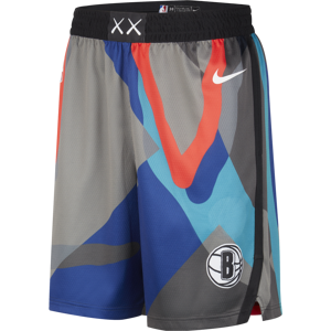 Brooklyn Nets 2023/24 City Edition Nike Dri-FIT NBA Swingman Shorts für Herren - Schwarz - L