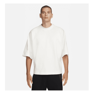 Nike Sportswear Tech Fleece Reimagined extragroßes Kurzarm-Sweatshirt für Herren - Weiß - M