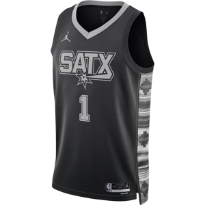 San Antonio Spurs Statement Edition Jordan Dri-FIT NBA Swingman Trikot für Herren - Schwarz - XXL (US 56)