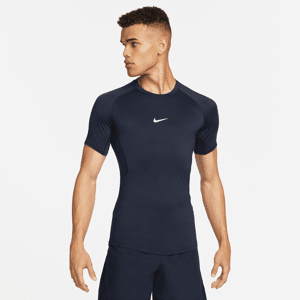 Nike Pro Dri-FIT Kurzarm-Fitness-Oberteil mit enger Passform für Herren - Blau - XL