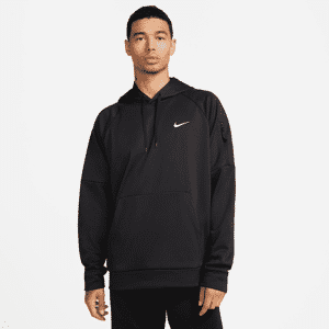 Nike ThermaTherma-FIT Fitness-Pullover mit Kapuze für Herren - Schwarz - M