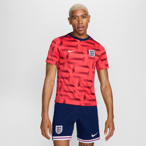 England Academy Pro Nike Dri-FIT kurzärmeliges Pre-Match-Fußballoberteil für Herren - Rot - L